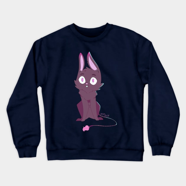 Long Tail Bunny Creature Crewneck Sweatshirt by Hero75